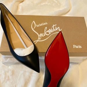 Christian Louboutin napa ballet flats